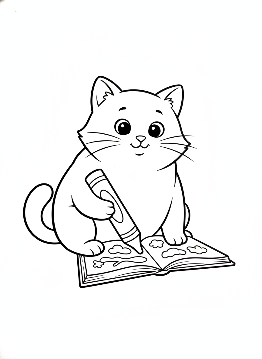 Cat Coloring Pages preview